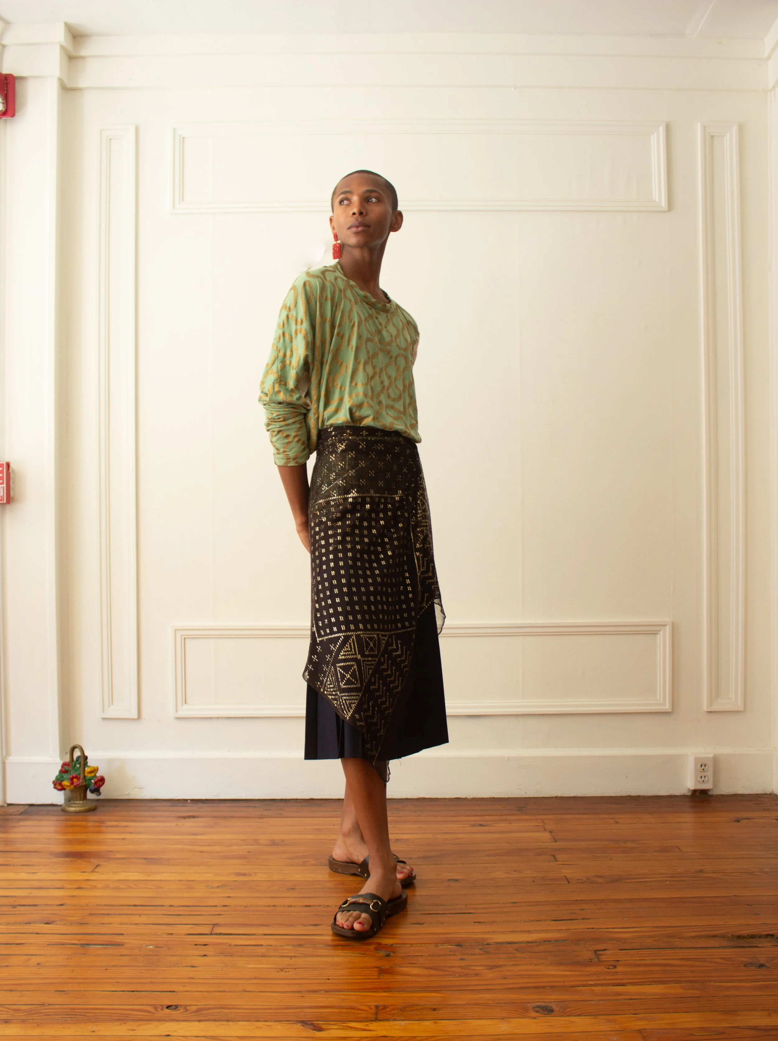 1981 Vivienne Westwood World's End Pirate Squiggle Print T-Shirt